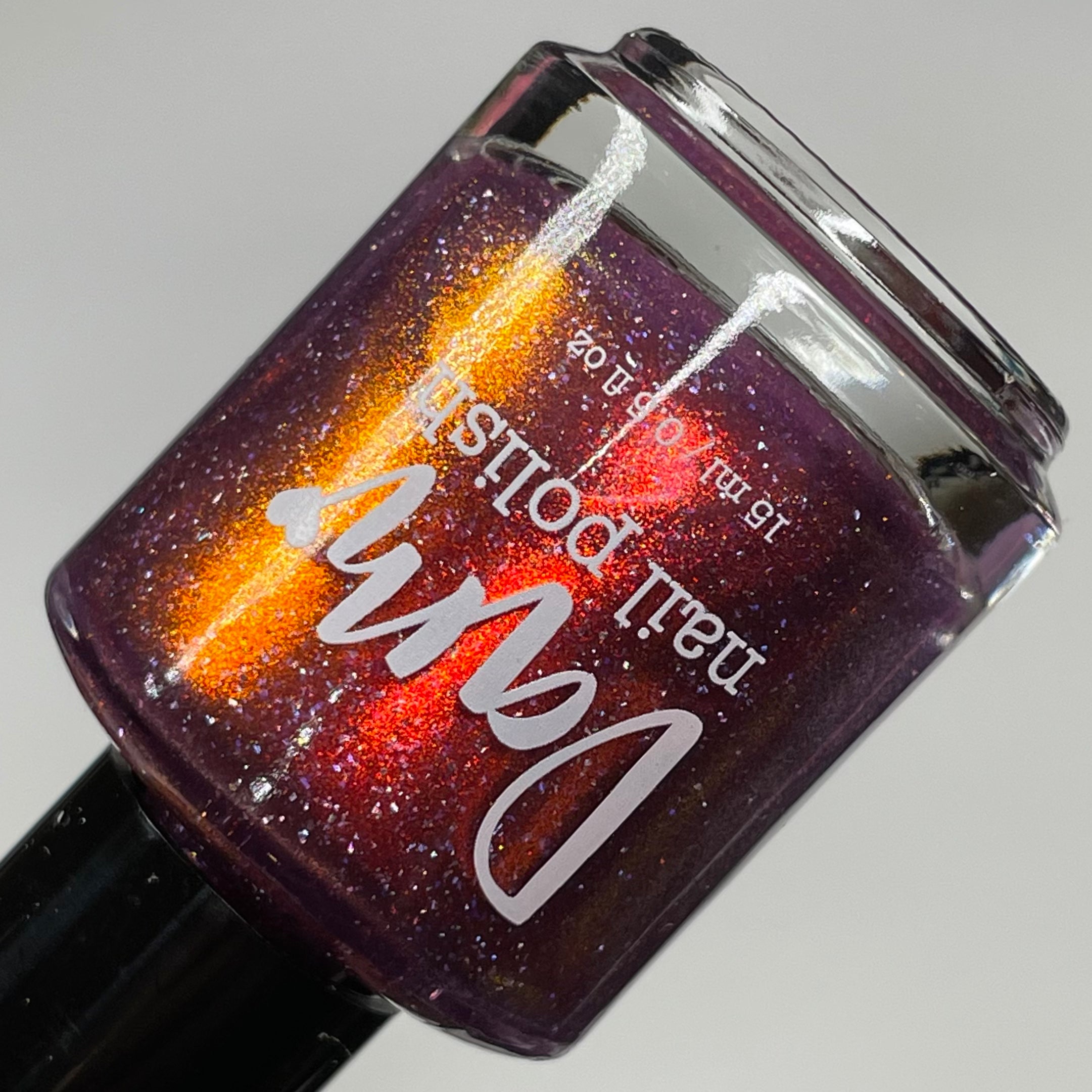 Jingle Juice - Red Shimmer Nail Polish - 12 Dam Days of Polish Advent