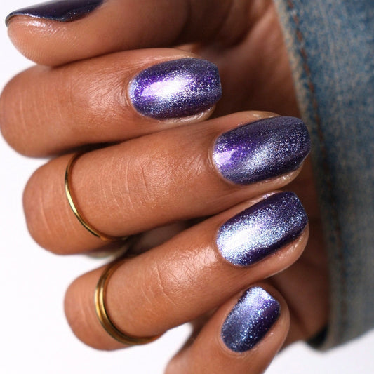 Grand Celebration - Purple Shimmer Magnetic Nail Polish - 10th Anniversary Trio