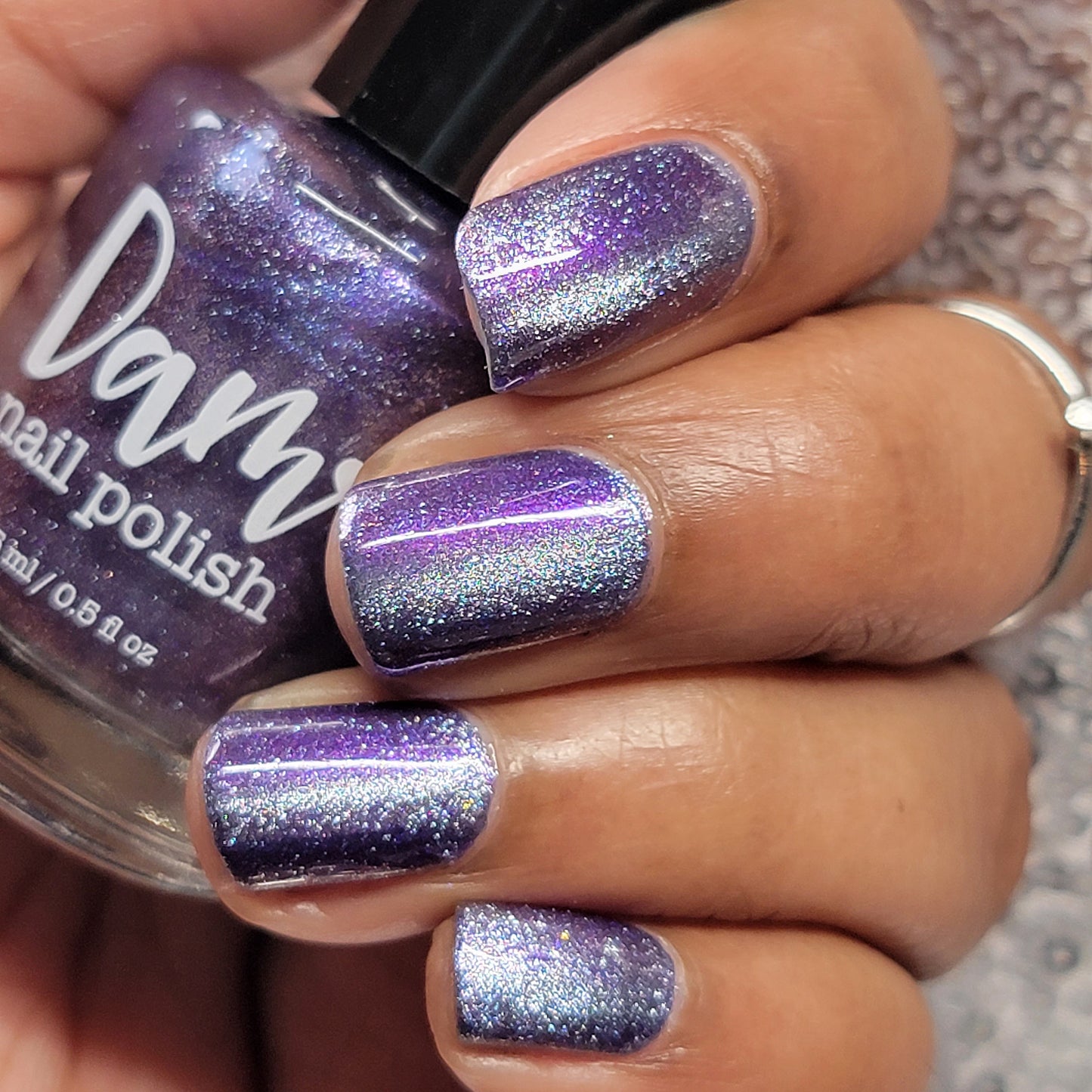 Grand Celebration - Purple Shimmer Magnetic Nail Polish - 10th Anniversary Trio