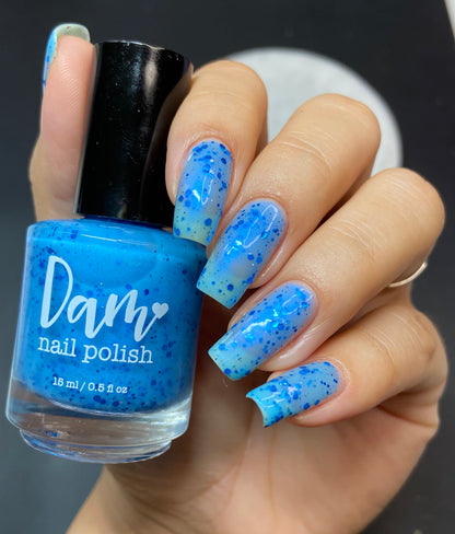 Blueberry Sanctuary - Light Blue Crelly - Glitter Nail Polish - Shimmer Nail Polish - Sweet Sips Collection