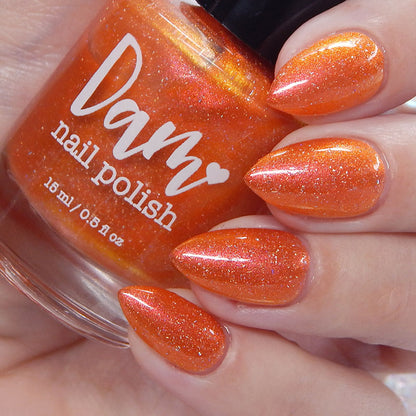 Have a Bite or 10 in Osaka - Orange Shimmer Polish - Journey Through Japan Collection