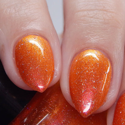 Have a Bite or 10 in Osaka - Orange Shimmer Polish - Journey Through Japan Collection