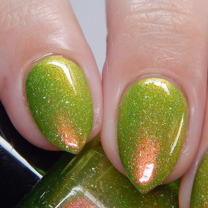 Nerd Out in Akihabara - Green Shimmer Polish - Journey Through Japan Collection