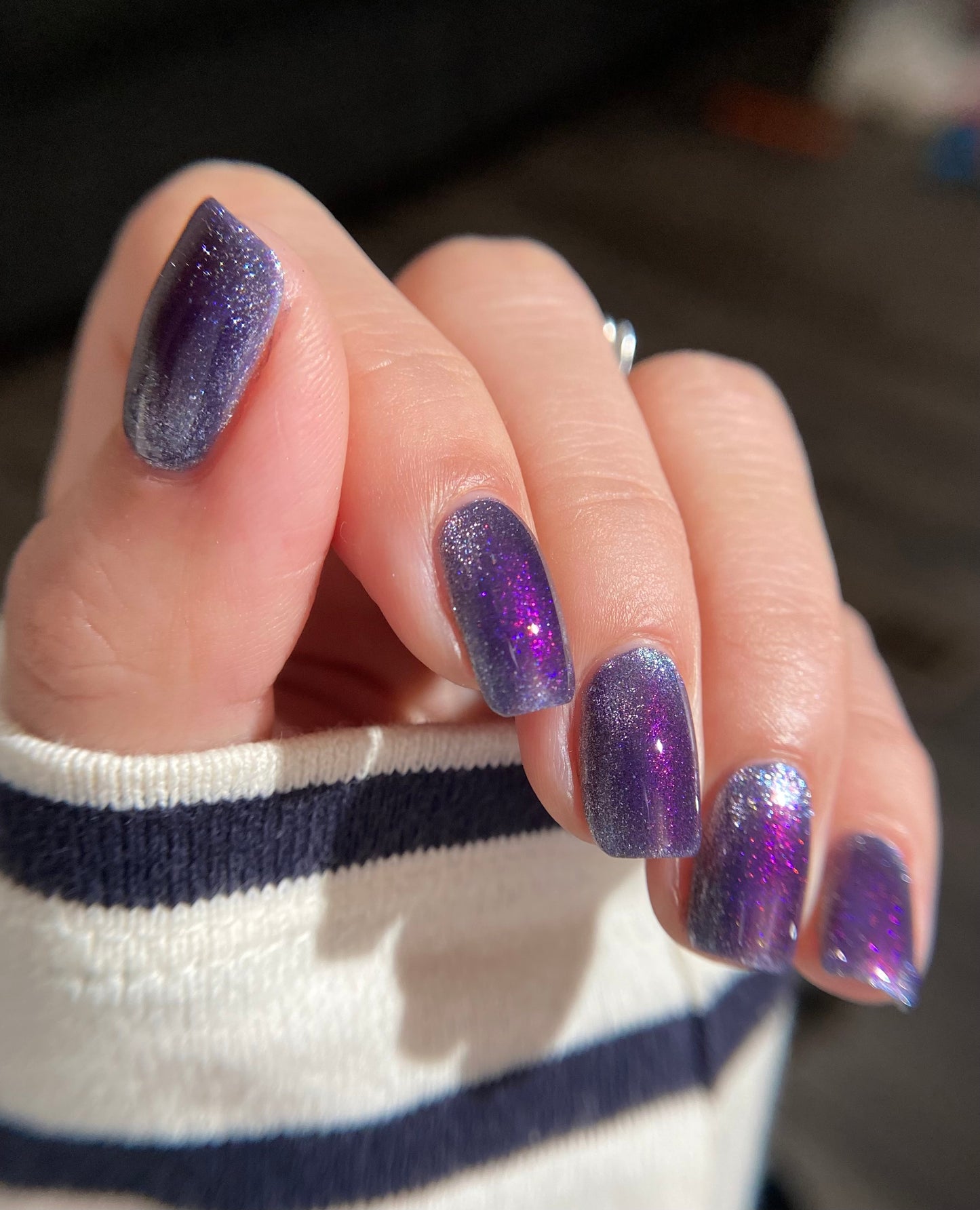 Grand Celebration - Purple Shimmer Magnetic Nail Polish - 10th Anniversary Trio