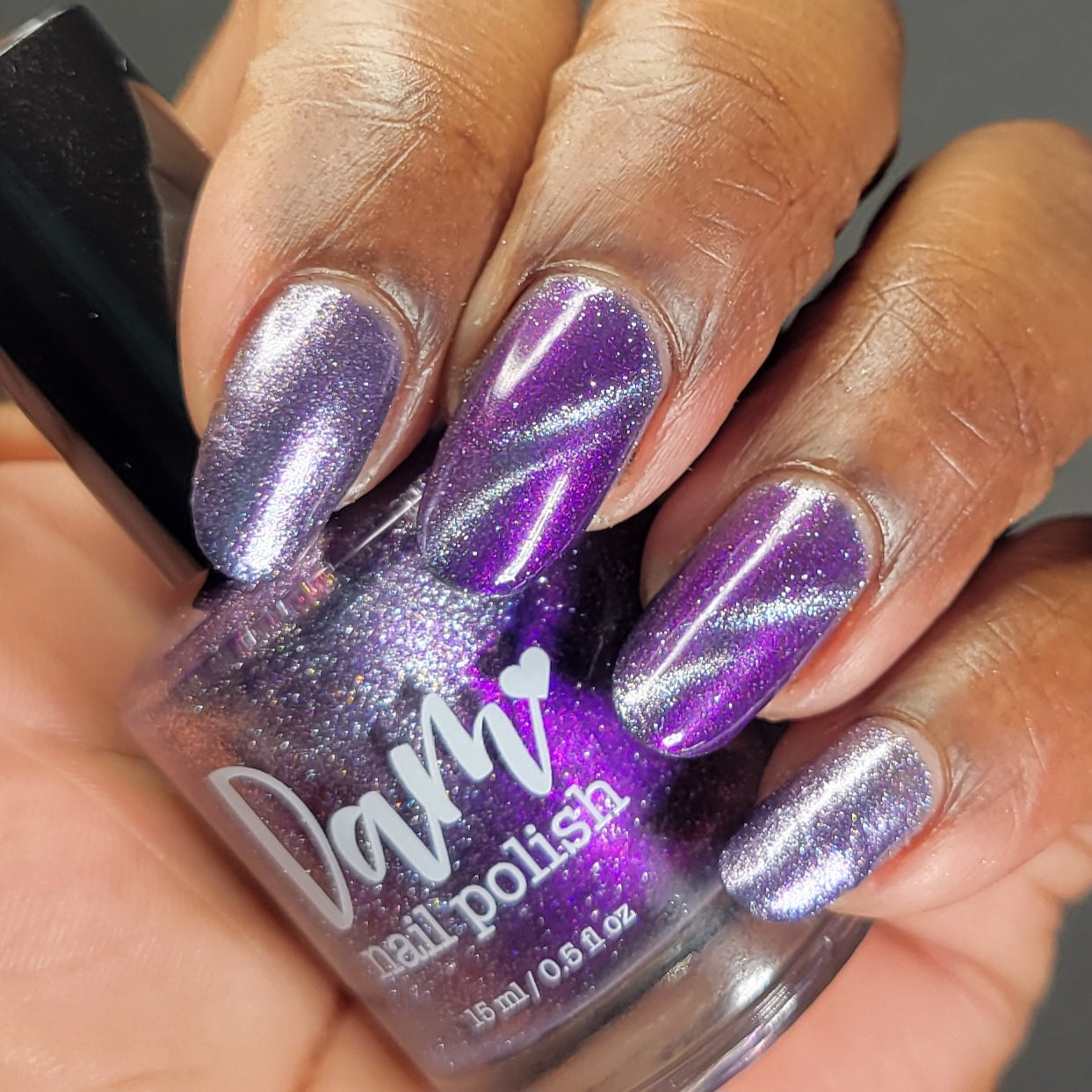 Grand Celebration - Purple Shimmer Magnetic Nail Polish - 10th Anniversary Trio