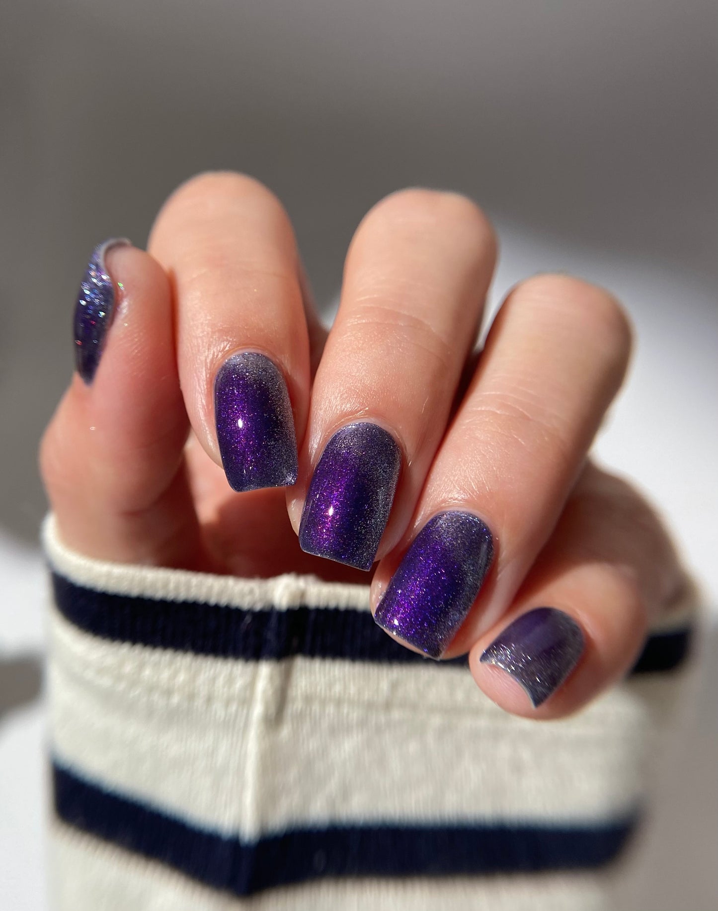 Grand Celebration - Purple Shimmer Magnetic Nail Polish - 10th Anniversary Trio