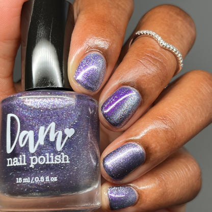 Grand Celebration - Purple Shimmer Magnetic Nail Polish - 10th Anniversary Trio