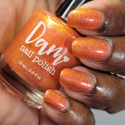 Have a Bite or 10 in Osaka - Orange Shimmer Polish - Journey Through Japan Collection