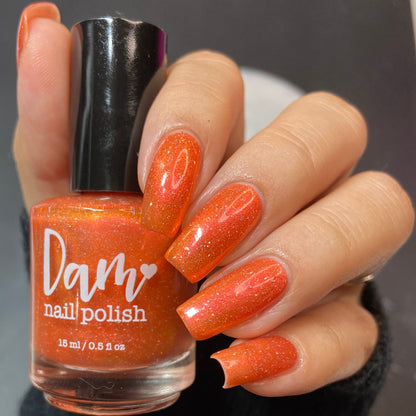 Have a Bite or 10 in Osaka - Orange Shimmer Polish - Journey Through Japan Collection