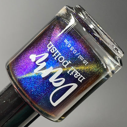 Horse - Blue Purple Magnetic Nail Polish - Multichrome Nail Polish - Chinese Zodiac Collection