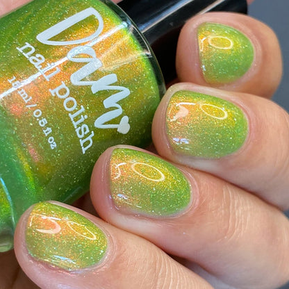 Nerd Out in Akihabara - Green Shimmer Polish - Journey Through Japan Collection