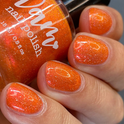 Have a Bite or 10 in Osaka - Orange Shimmer Polish - Journey Through Japan Collection