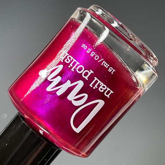 PRE ORDER: Strawberry Mulled Wine -Pink Shimmer Nail Polish - 12 Dam Days of Polish Advent 2024 - Ships in up to 5 Weeks