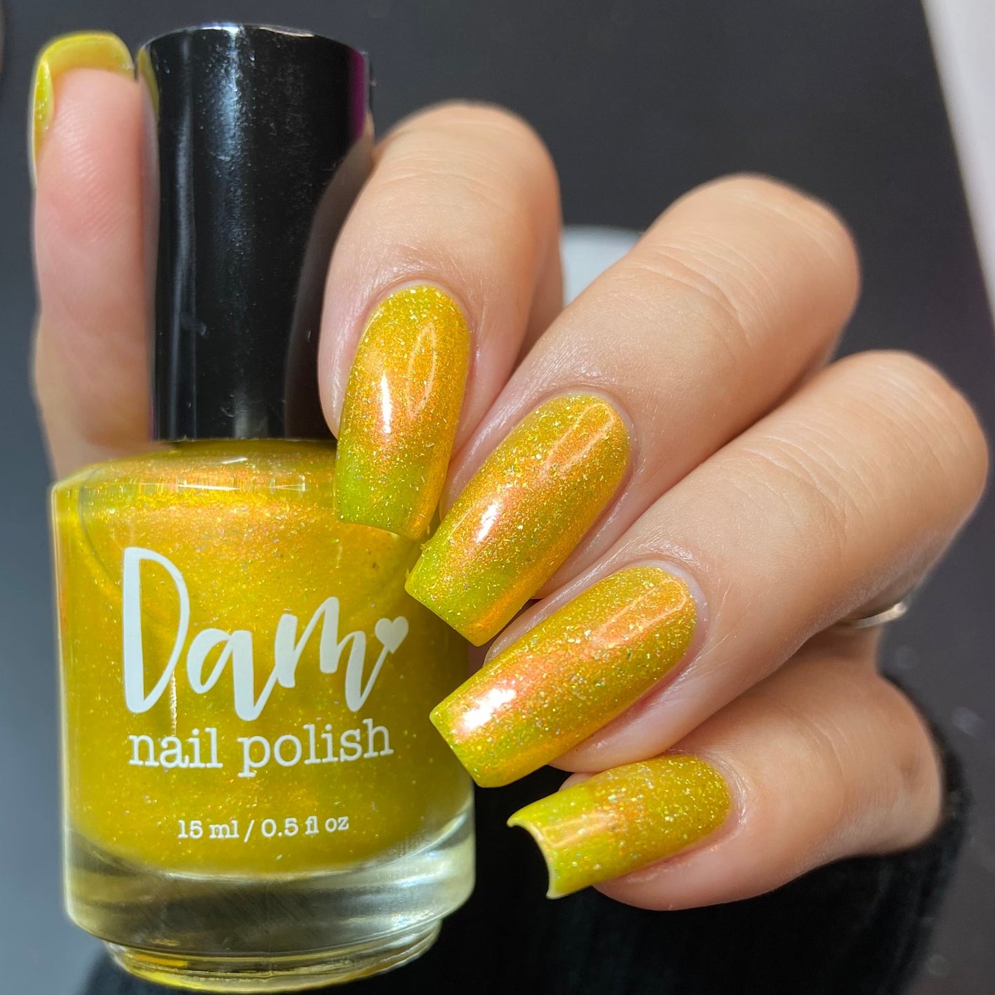 Meet a Deer Friend in Nara - Yellow Shimmer Polish - Journey Through Japan Collection