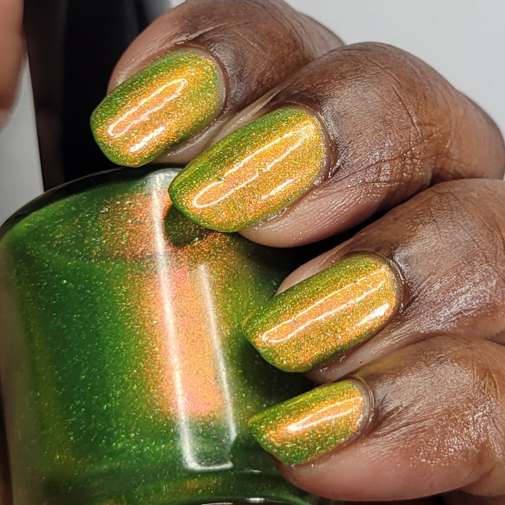 Nerd Out in Akihabara - Green Shimmer Polish - Journey Through Japan Collection