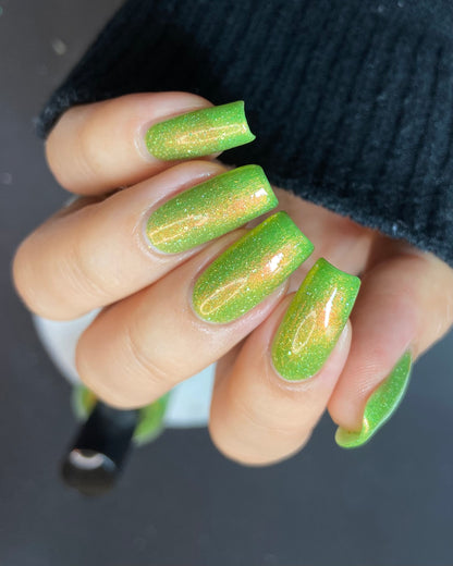 Nerd Out in Akihabara - Green Shimmer Polish - Journey Through Japan Collection