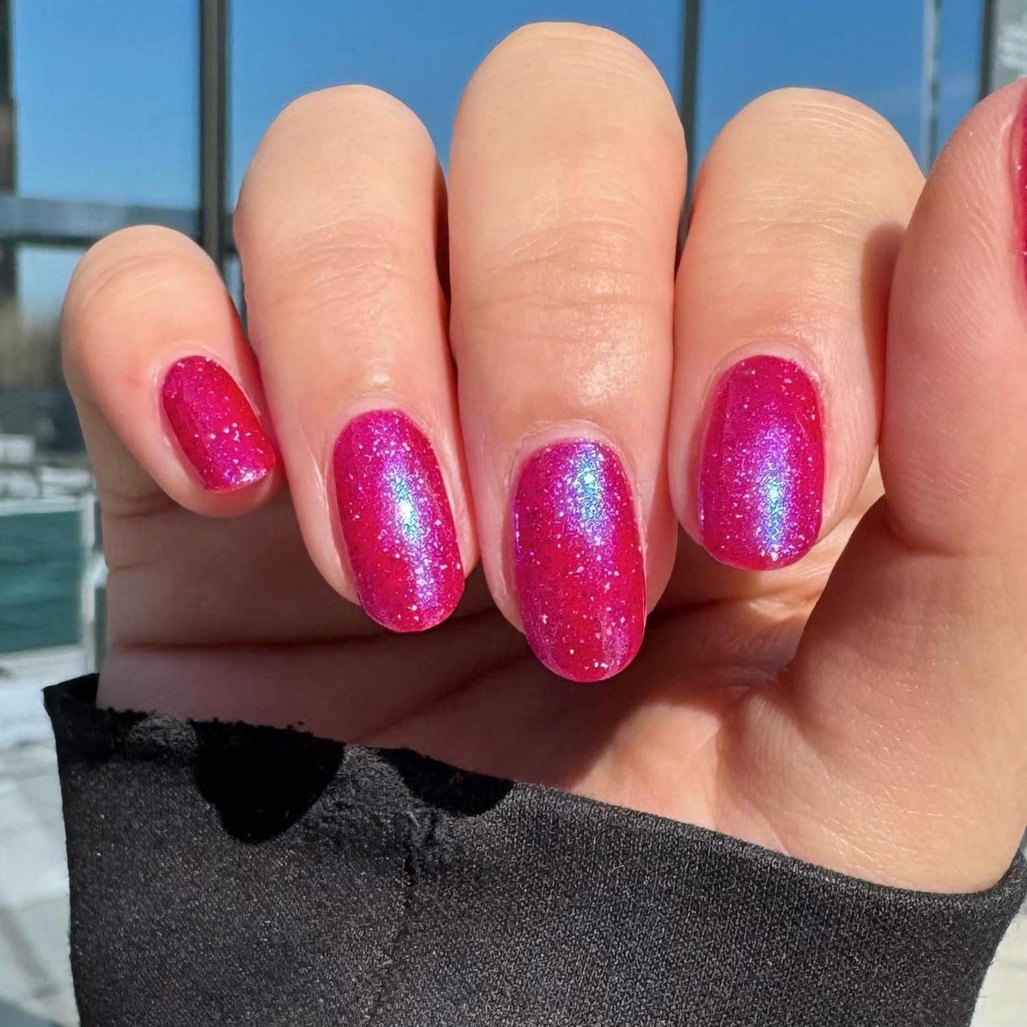 Cali Kindness - Pink Shimmer Nail Polish - Southern California Fires Charity Polish