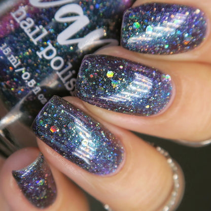 Bridigette - Green/Purple/Gold Multichrome Nail Polish - Holographic Glitter Nail Polish - Survivor Series