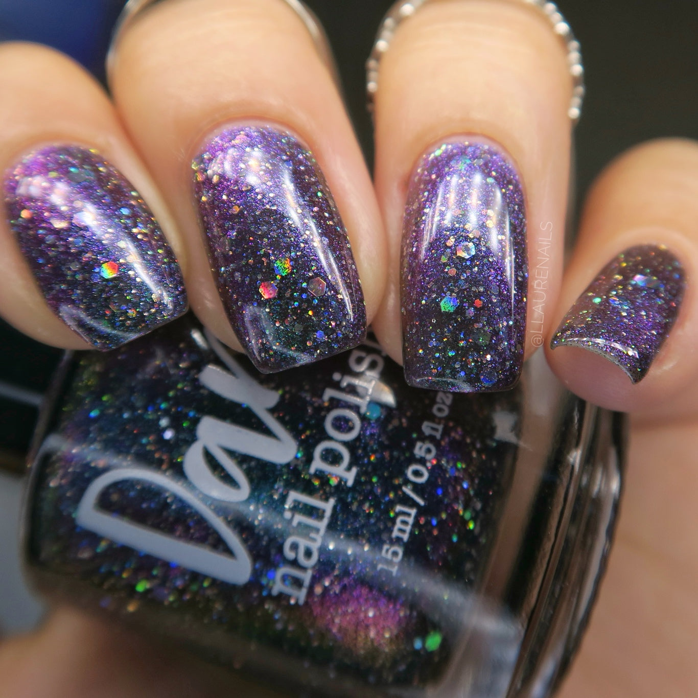 Bridigette - Green/Purple/Gold Multichrome Nail Polish - Holographic Glitter Nail Polish - Survivor Series