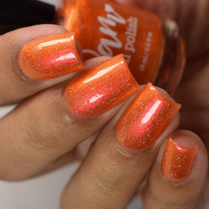 Have a Bite or 10 in Osaka - Orange Shimmer Polish - Journey Through Japan Collection