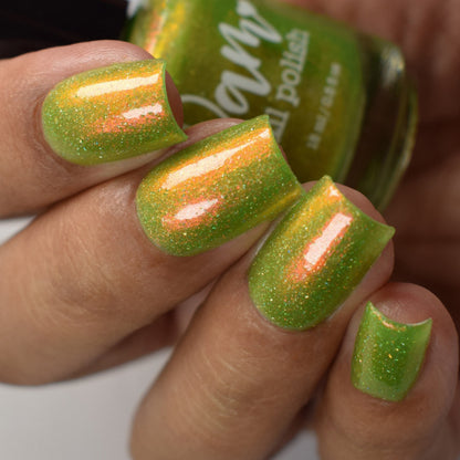 Nerd Out in Akihabara - Green Shimmer Polish - Journey Through Japan Collection