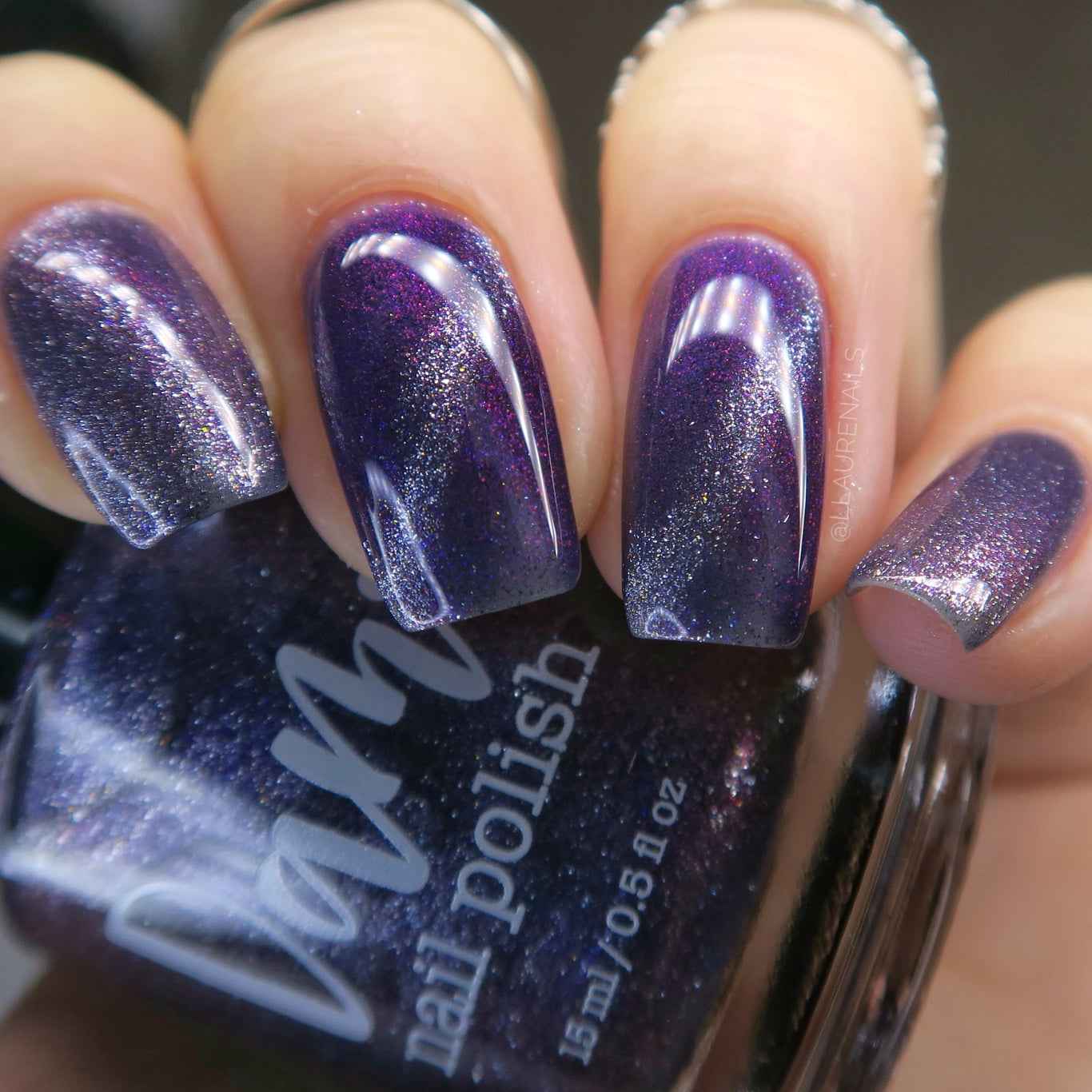 Grand Celebration - Purple Shimmer Magnetic Nail Polish - 10th Anniversary Trio