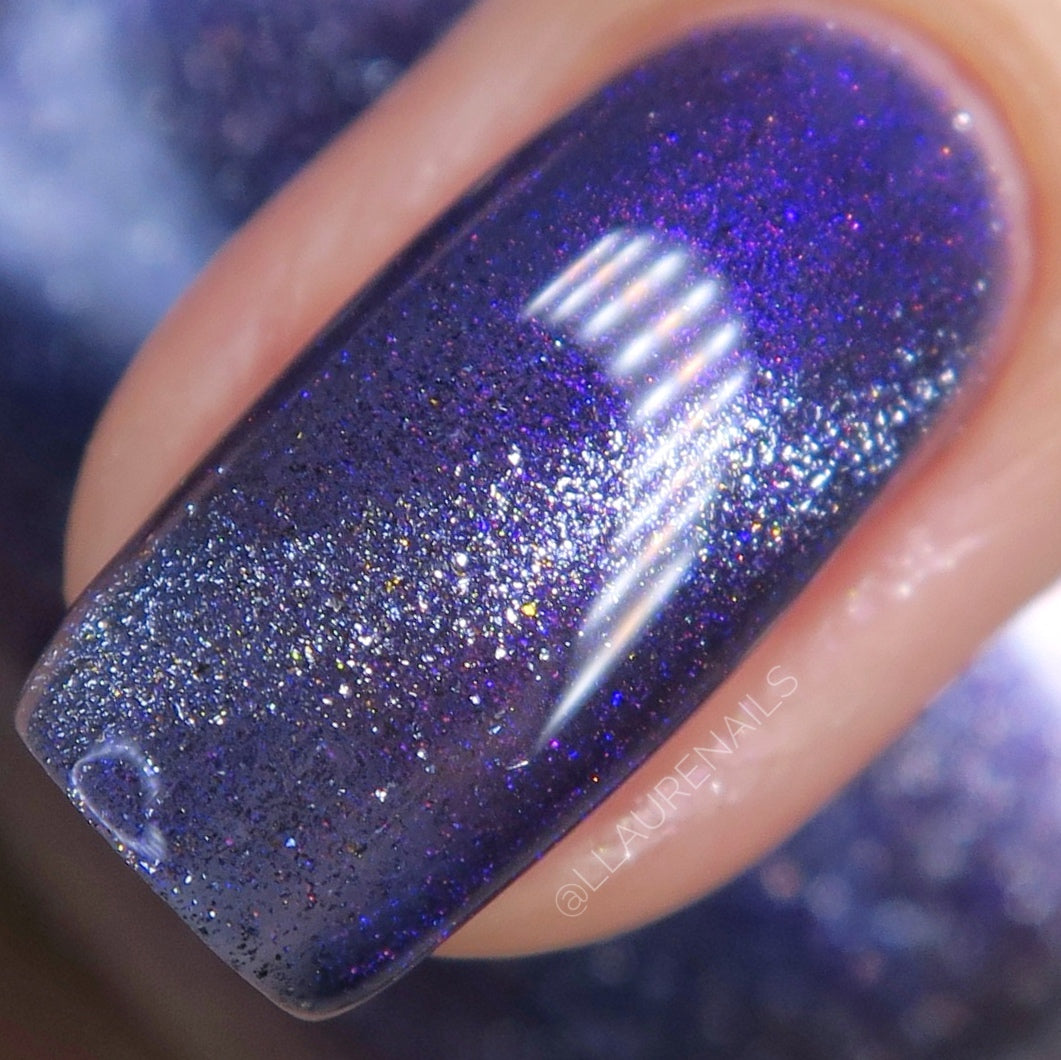 Grand Celebration - Purple Shimmer Magnetic Nail Polish - 10th Anniversary Trio