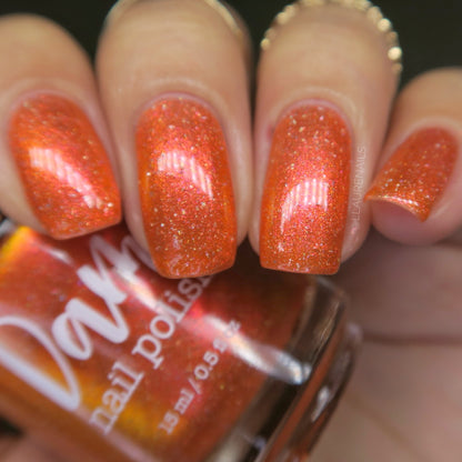 Have a Bite or 10 in Osaka - Orange Shimmer Polish - Journey Through Japan Collection