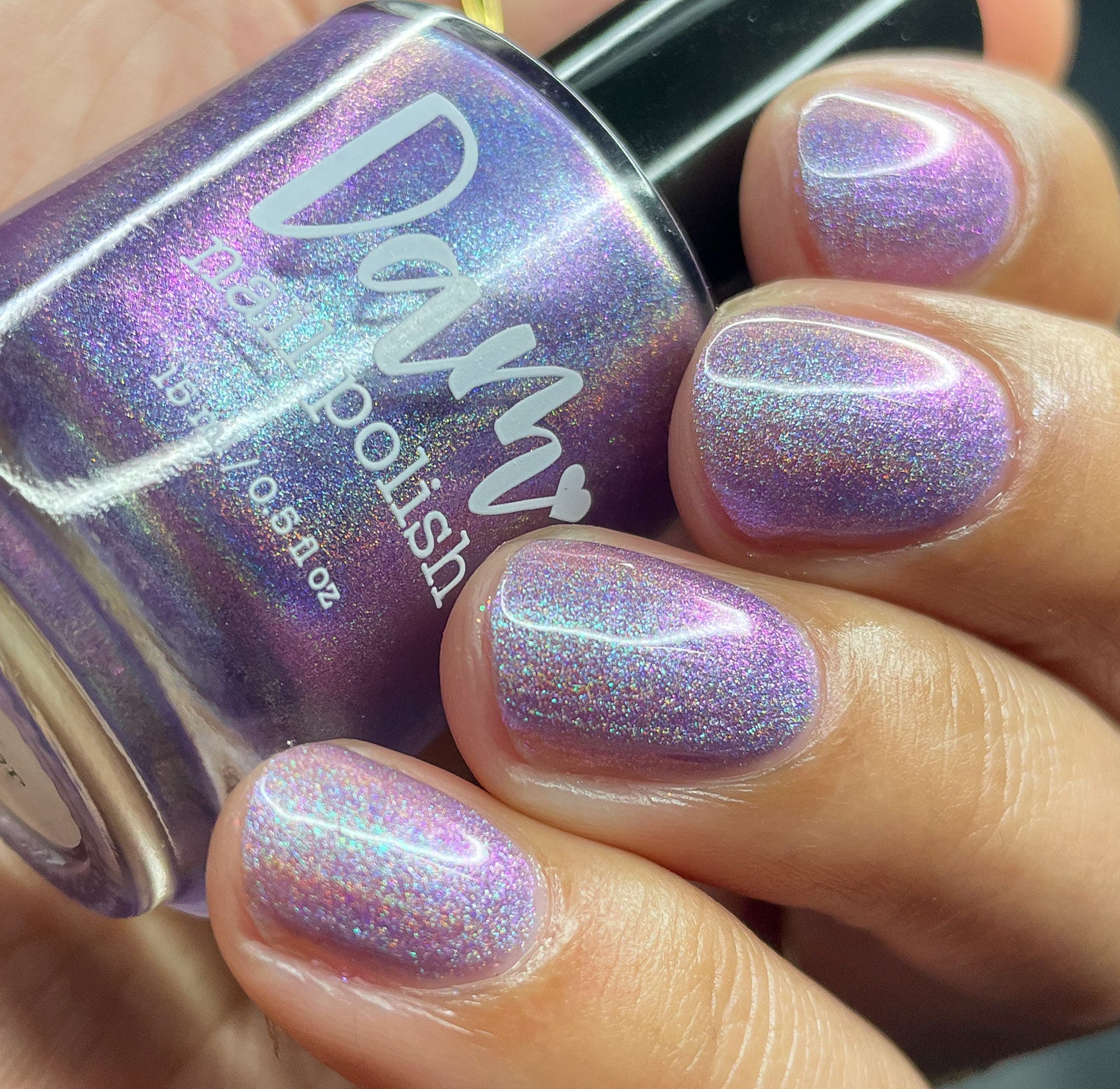 Royal Flush - Purple Holographic Reflective Glitter Nail Polish – Dam