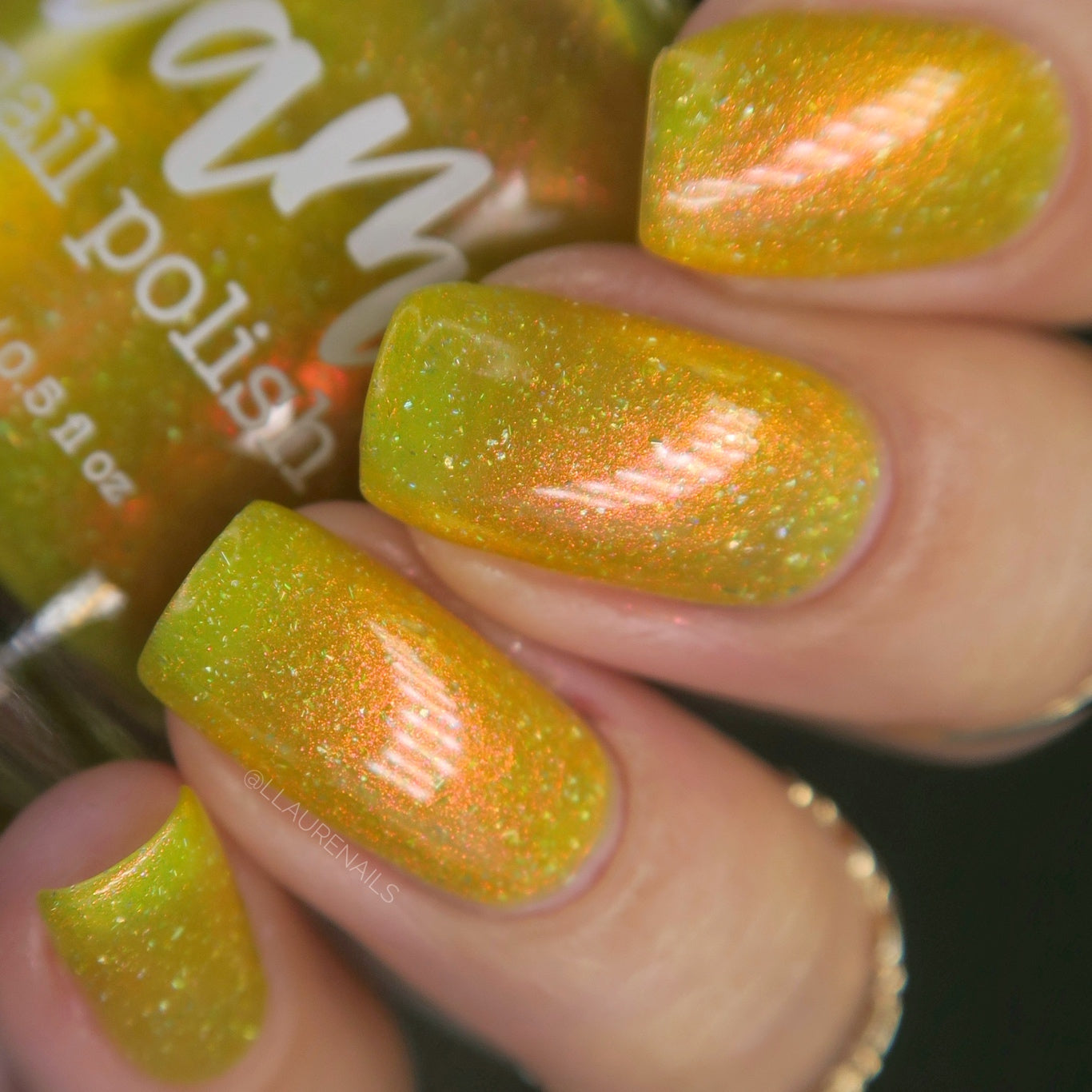 Meet a Deer Friend in Nara - Yellow Shimmer Polish - Journey Through Japan Collection