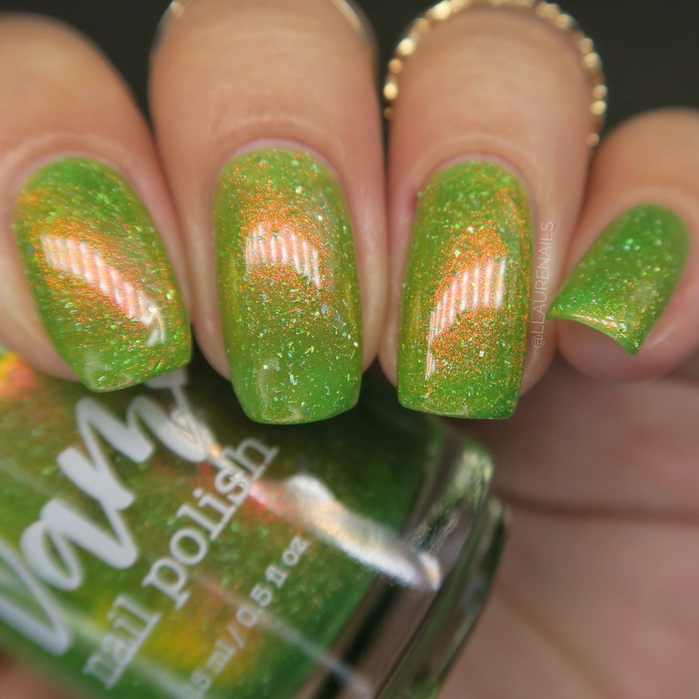 Nerd Out in Akihabara - Green Shimmer Polish - Journey Through Japan Collection