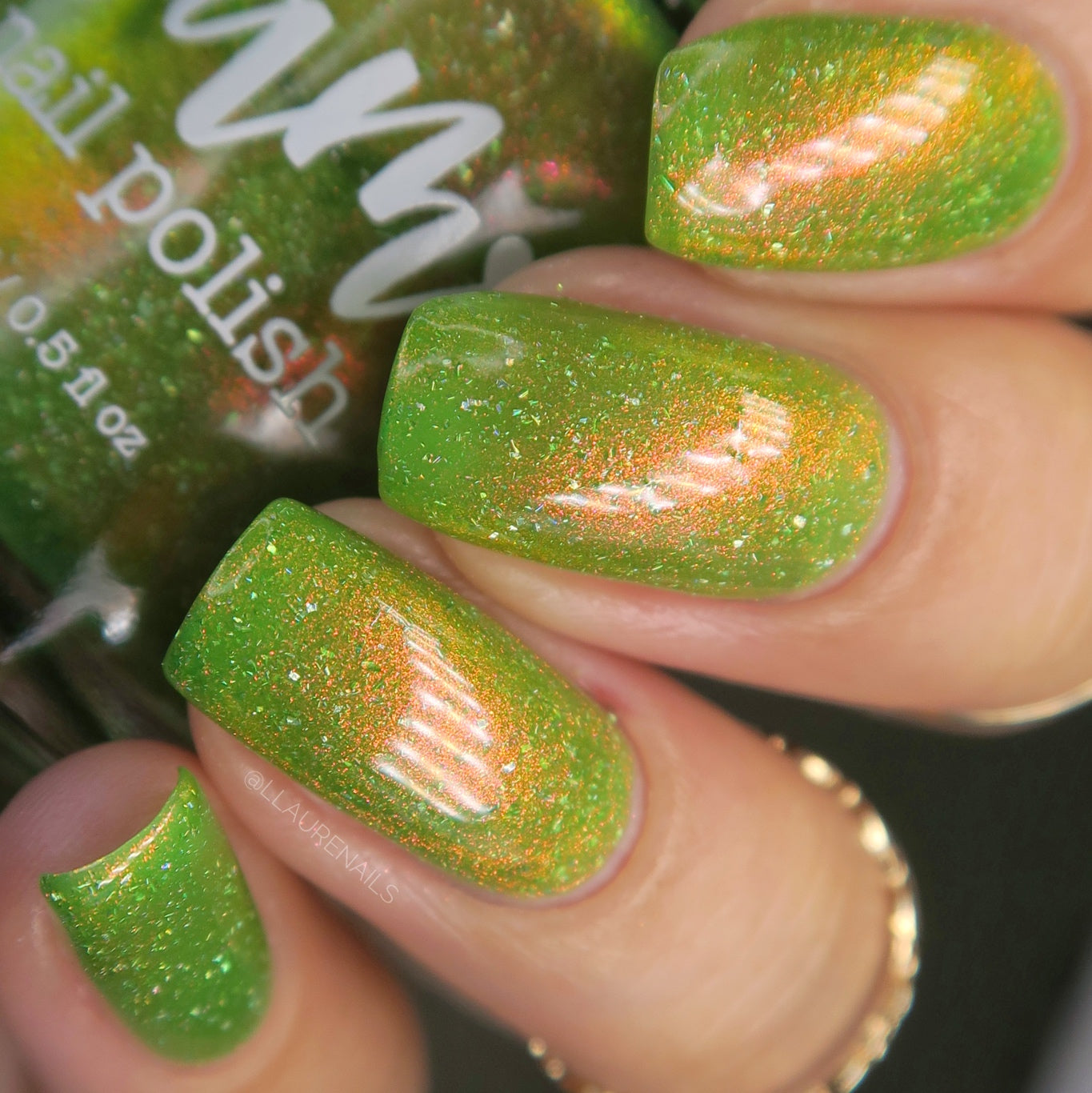 Nerd Out in Akihabara - Green Shimmer Polish - Journey Through Japan Collection