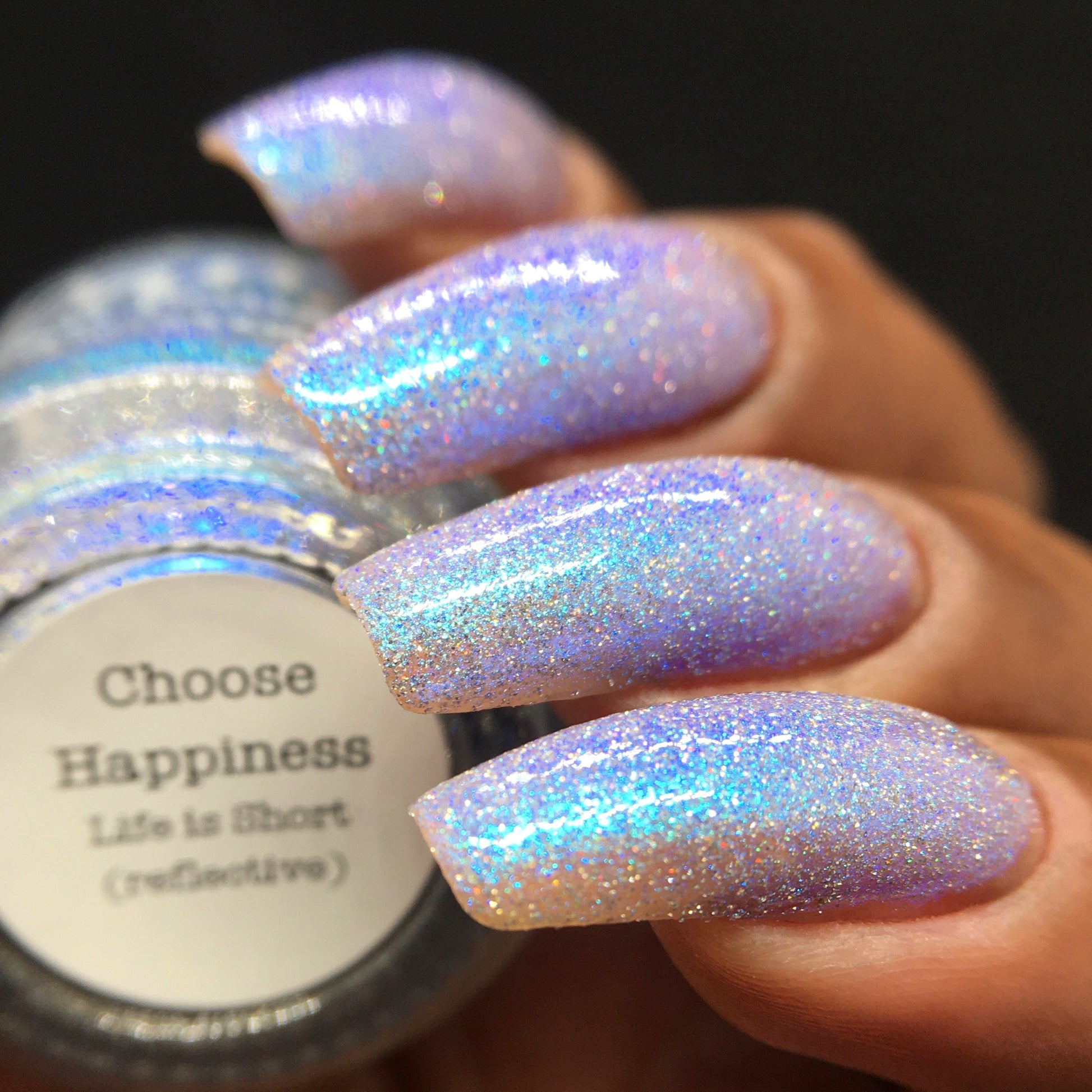 Pure Bliss - Teal Reflective Glitter Nail Polish – Dam